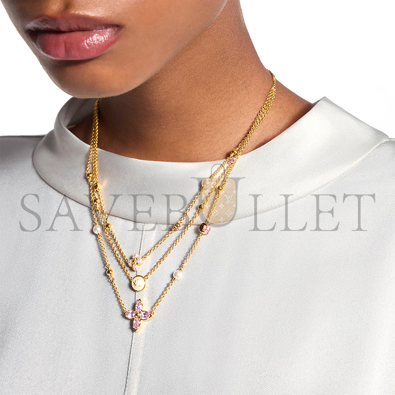 LOUIS VUITTON LV BLOOMING SYMPHONY NECKLACE M04226